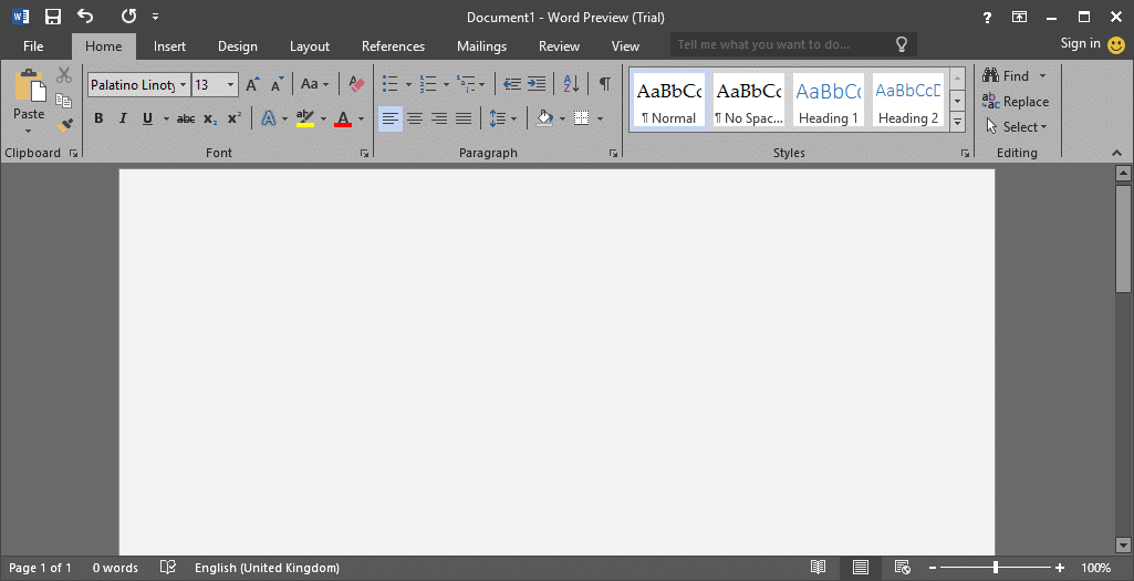 dark gray office theme for mac